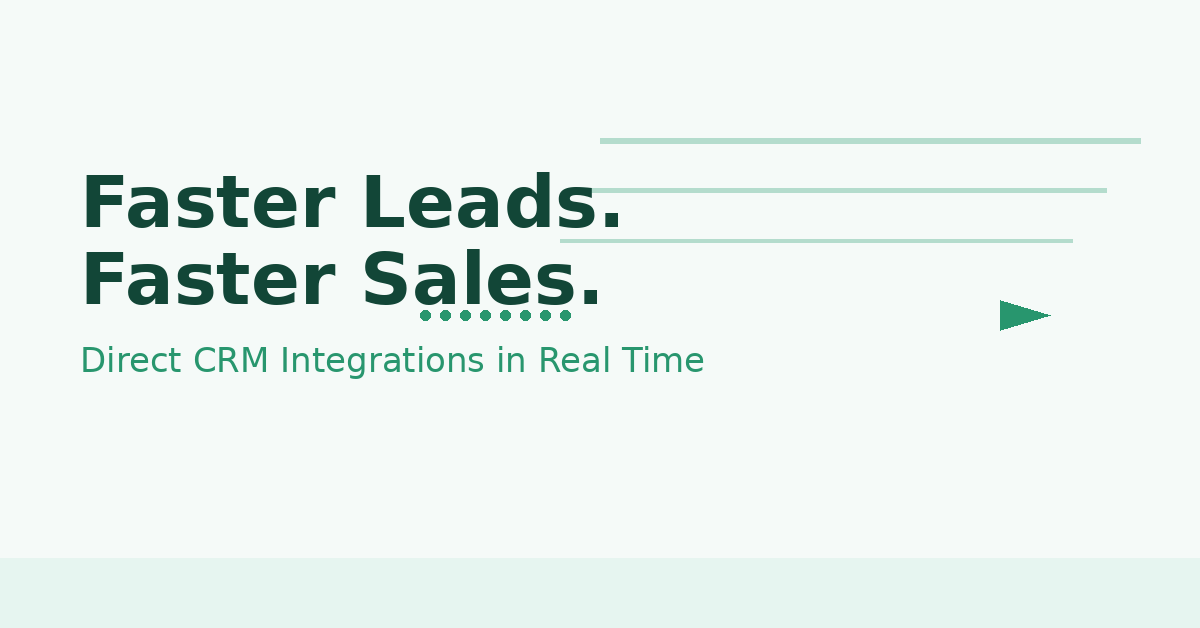 How Direct CRM Integrations Improve Lead Response Time and Sales Conversions